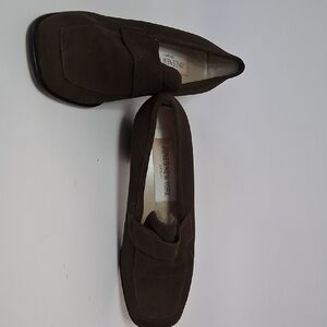 Jones New York Men's Dark Brown Slip-On Loafers